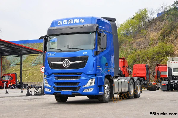 Dongfeng Commercial Vehicle Tianlong Flagship KX King Edition 630 hp 6X4(10 wheels) tractor truck (hydraulic retarder) Exterior (3) | 86Truc