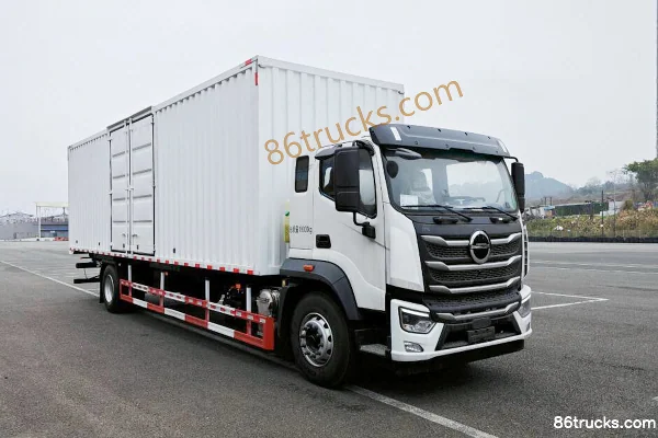 Beijing Trucks Fendou 350hp 4X2(6 wheels) AMT automatic hook-lift cargo truck Exterior (2) | 86Trucks