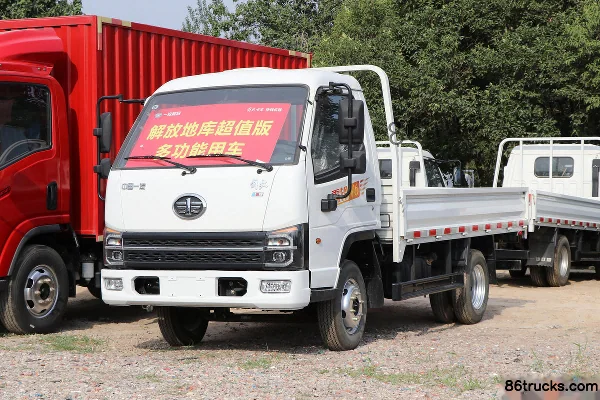FAW Hongta FAW Jiefang Baling 1 Series V6 102hp 4X2(6 wheels) 3.77m Single Row Flatbed Light Truck (China VI) Exterior (2) | 86Trucks