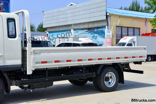 Foton Forland S1 145hp 4X2(6 wheels) 3.94m half-row flatbed truck Body (1) | 86Trucks