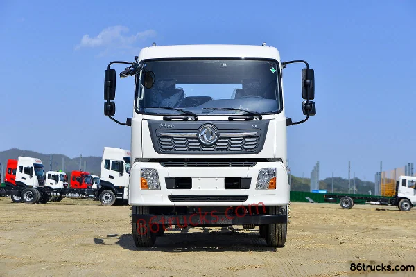 Dongfeng Commercial Vehicle Dongfeng Tianjin VR 245hp 6X2(8 wheels) green sprinkler truck (Hongyu brand) Exterior (2) | 86Trucks