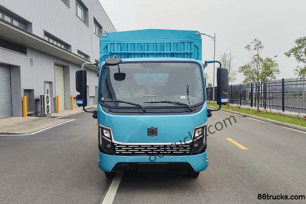 CRRC Electric 4.5T 4.2m Single Row Pure Electric Grain Van Light Truck 100kWh 4X2(6 wheels) Exterior (2) | 86Trucks