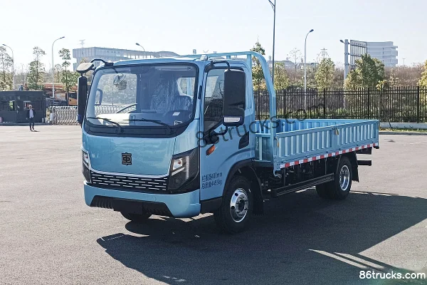 CRRC Electric 4.5T 4.2m Single Row Pure Electric Flatbed Light Truck 4X2(6 wheels) Exterior (3) | 86Trucks