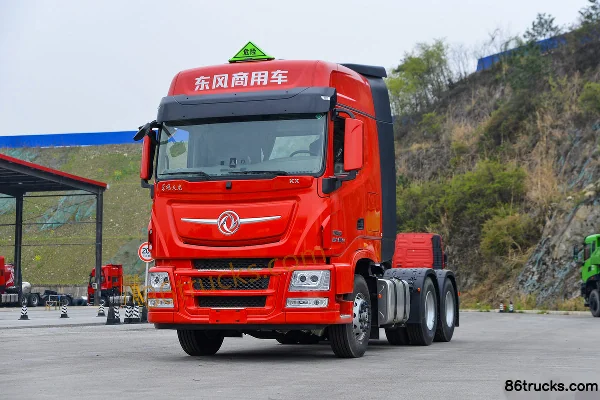 Dongfeng Commercial Vehicle Tianlong Flagship KX Rongyao Edition 465hp 6X4(10 wheels) Dangerous Goods Tractor Truck (Hydraulic Retarder) Ext