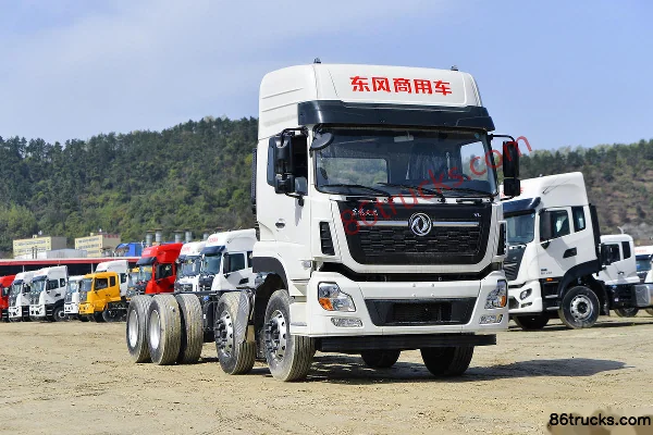 Dongfeng Commercial Vehicle Tianlong VL Heavy Truck 350 hp 8X4(12 wheels) Bulk Feed Transport Truck (high roof) Exterior (2) | 86Trucks