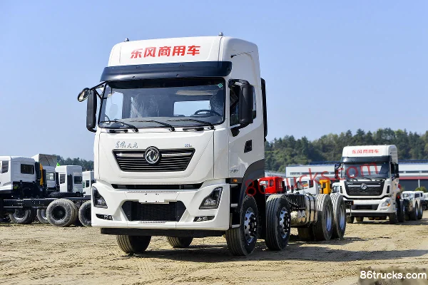 Dongfeng Commercial Vehicle Tianlong KL 385 ch 8X4(12 roues) camion de transport d'aliments en vrac Extérieur (3) | 86Trucks