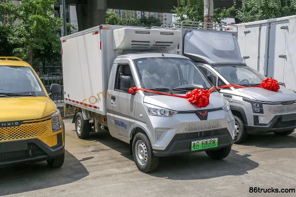 Wuling Electric Truck Bingbao 2.7T 2.77m Pure Electric Refrigerated Truck 41.86kWh 4X2(6 wheels) Exterior