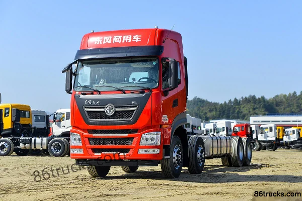 Dongfeng Commercial Vehicle Tianlong KL Qihang Edition 465 hp 8X4(12 wheels) 9.6m AMT Automatic Refrigerated Truck (Hongyu Brand) Exterior (