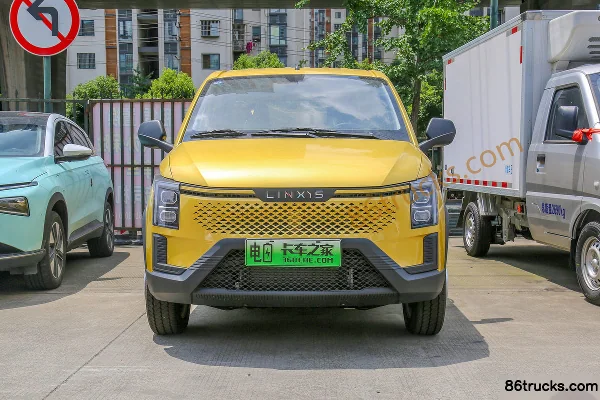 Lingshi Auto Gold Card 3.5T 2.61m Double Row Plug-in Hybrid Flatbed Micro Truck 13.26kWh 4X2(6 wheels) Exterior (2) | 86Trucks