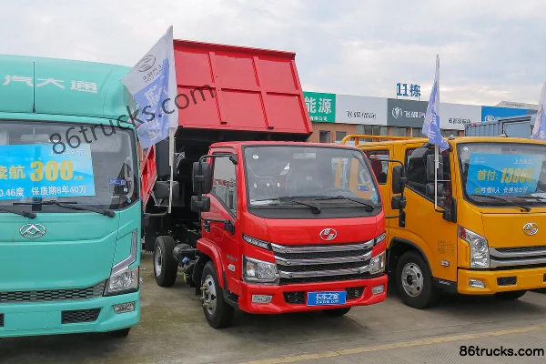 Yuejin Xiao Qilin S2 Comfort 132hp 4X2(6 wheels) 3.2m dump truck (China VI) Exterior