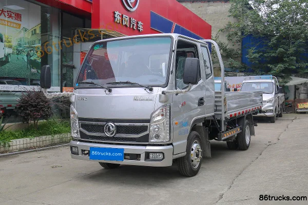 Dongfeng Xiaobawang W15 122hp 4X2(6 wheels) 3.8m semi-row flatbed mini truck Exterior (3) | 86Trucks