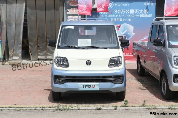 Foton Xiangling Q monocoque Confort 1.6L 120 ch 4X2(6 roues) essence 2,5 m micro camion plateau double cabine Extérieur (2) | 86Trucks