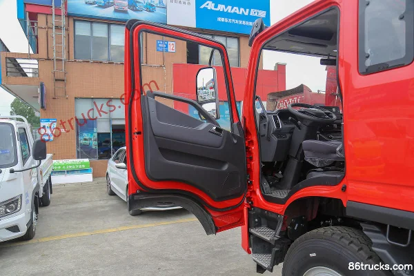 Yuejin Daqilin H5 200hp 4X2(6 wheels) 4.2m dump truck Cab (1) | 86Trucks