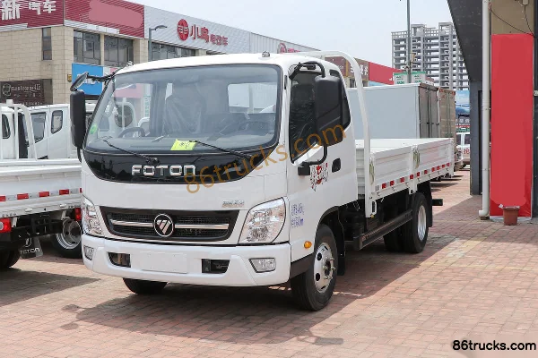 Foton Ollin Jieyun Youth Edition 132 hp 4X2(6 wheels) 3.83m Half-row Flatbed Light Truck (China VI) Exterior (3) | 86Trucks