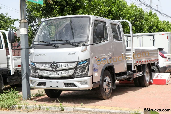 Foton Aumark X 125hp 4X2(6 wheels) 3.17m Double Row Stake Light Truck Exterior (3) | 86Trucks