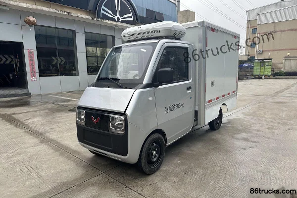 Wuling E10 Practical 0.8T 1.92m Pure Electric Refrigerated Truck (Zhiyue) 9kWh 4X2(6 wheels) Exterior (3) | 86Trucks