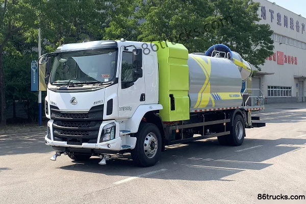 Dongfeng Liuqi New Chenglong M3 4X2(6 wheels) Electric Multi-function Dust Suppression Truck (XCMG) 280kWh Exterior (3) | 86Trucks