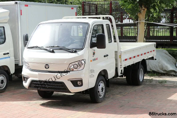 Foton Xiangling M2 version luxe 1,6 L 122 ch 4X2(6 roues) essence 3,1 m camion plateau cabine avancée Extérieur (3) | 86Trucks