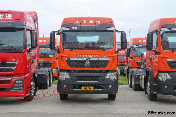 Sinotruk HOWO TX7 camion lourd 480 ch 6X4(10 roues) tracteur routier LNG Extérieur (2) | 86Trucks
