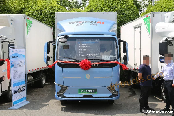 Lanqing camion léger Yue EH Pro 4,5T camion frigorifique 100% électrique 4,08 m (toit plat) 135kWh 4X2(6 roues) Extérieur (2) | 86Trucks