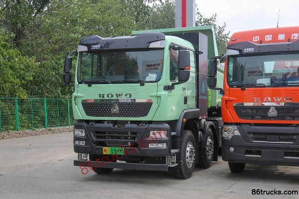 Sinotruk HOWO TX 8X4(12 roues) camion benne électrique pur 5,6 m 612 kWh Extérieur (3) | 86Trucks