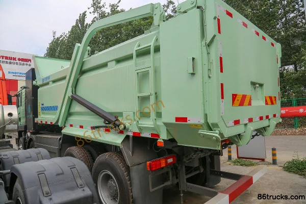 Sinotruk HOWO TX 8X4(12 roues) camion benne électrique pur 5,6 m 612 kWh Carrosserie (3) | 86Trucks