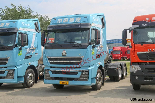 Sinotruk HOWO TH7 Heavy Truck 530hp 6X4(10 wheels) LNG Automatic Tractor Truck (Fast Gear 16-Speed) Exterior (3) | 86Trucks