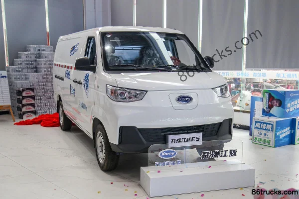 Karry Jiangtun E5 Pioneer 2.5T 2 Seats 4.48m Electric Cargo Van 36.8kWh Exterior (2) | 86Trucks