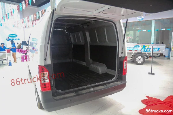 Karry Jiangtun E5 Pioneer 2.5T 2 Seats 4.48m Electric Cargo Van 36.8kWh Cargo Box (1) | 86Trucks