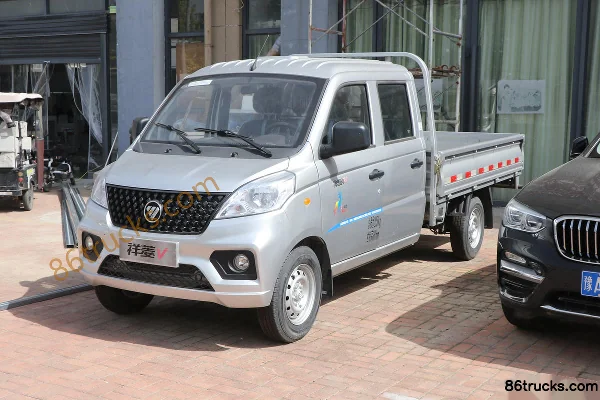 Foton Xiangling V1 1.6L 122 ch 4X2(6 roues) essence 2,3 m plateau biplace (roue arrière simple) (China VI) Extérieur (3) | 86Trucks