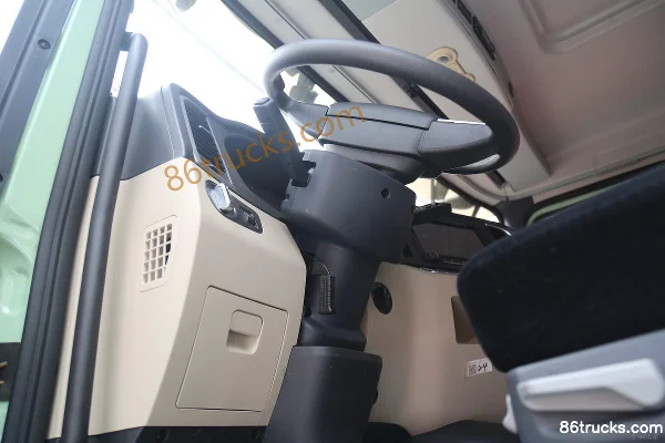 SHACMAN Delong X5000E 31T 8X4(12 wheels) 5.6m electric dump truck 422.87kWh Cab (3) | 86Trucks