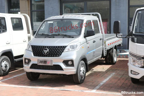 Foton Xiangling V3 1.6L 122 hp 4X2(6 wheels) 2.7m double-row flatbed micro truck (China VI) Exterior (3) | 86Trucks