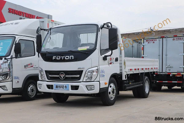 Foton Aoling Jieyun édition jeunesse illimitée 146 ch 4X2(6 roues) 3.655 m plateau à ridelles cabine simple camion léger Extérieur (3) | 86T