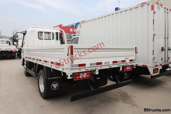 Foton Aoling Jieyun édition jeunesse illimitée 146 ch 4X2(6 roues) 3.655 m plateau à ridelles cabine simple camion léger Châssis (3) | 86Tru