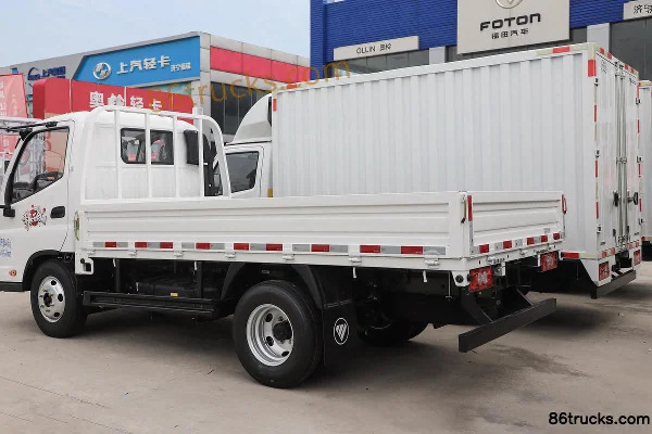 Foton Aoling Jieyun édition jeunesse illimitée 146 ch 4X2(6 roues) 3.655 m plateau à ridelles cabine simple camion léger Châssis (2) | 86Tru