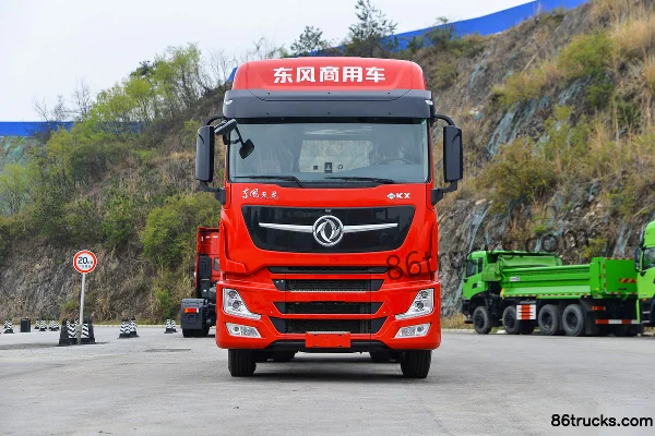 Dongfeng Commercial Vehicle Tianlong Flagship KX King Edition 530hp 6X4(10 wheels) LNG Tractor Truck (Hydraulic Retarder) Exterior (2) | 86T