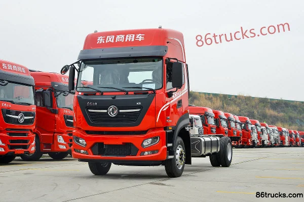 Dongfeng Tianjin KR PLUS Comfort Edition 2024 6.7L Diesel 290 hp 4X2(6 wheels) Fast Gear 8-speed AMT Automatic High Roof 6.2m Flatbed Cargo