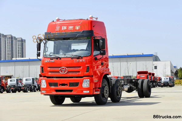 Sanhuan Shitong Haolong Comfort Edition 270hp 6X2(8 wheels) 8m Cage Cargo Truck Exterior (3) | 86Trucks