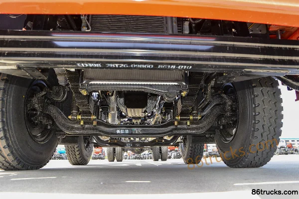 Sanhuan Shitong Haolong Comfort Edition 270hp 6X2(8 wheels) 8m Cage Cargo Truck Chassis (1) | 86Trucks