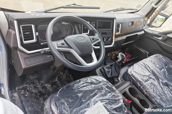 JAC A9 Comfort Edition 2.5L Diesel 185hp 4X2(6 wheels) Fast Gear 10-Speed 3.85m Semi-Cab Lattice Cargo Truck (2) | 86Trucks
