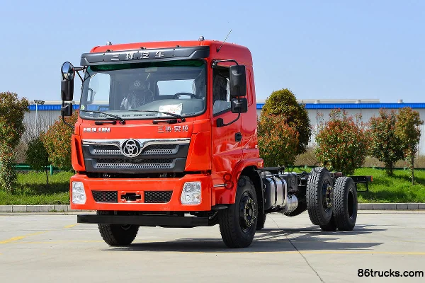 Sanhuan Shitong Haolong 245 hp 6X2(8 wheels) 9.6m van cargo truck Exterior (3) | 86Trucks
