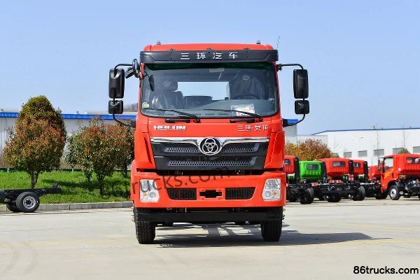 Sanhuan Shitong Haolong 245 hp 6X2(8 wheels) 9.6m van cargo truck Exterior (2) | 86Trucks