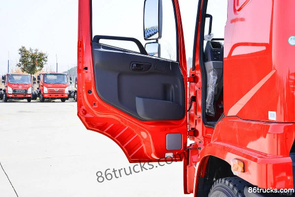 Sanhuan Shitong Haolong 245 hp 6X2(8 wheels) 9.6m van cargo truck Cab (2) | 86Trucks
