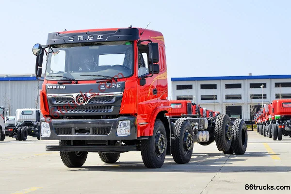 Sanhuan Shitong Haolong Comfort Edition 260hp 8X2(10 wheels) 7.6m Van Cargo Truck (China VI)(8-speed) Exterior (3) | 86Trucks