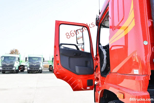 Sanhuan Shitong Haolong Comfort Edition 260hp 8X2(10 wheels) 7.6m Van Cargo Truck (China VI)(8-speed) Cab (1) | 86Trucks