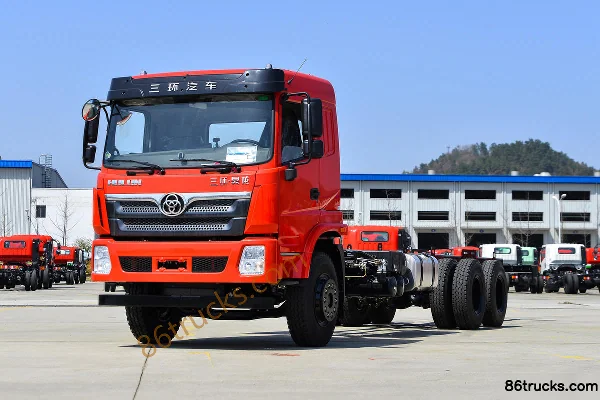 Sanhuan Shitong Haolong 300hp 6X4(10 wheels) truck-mounted crane transport truck (Shitong brand) Exterior (3) | 86Trucks