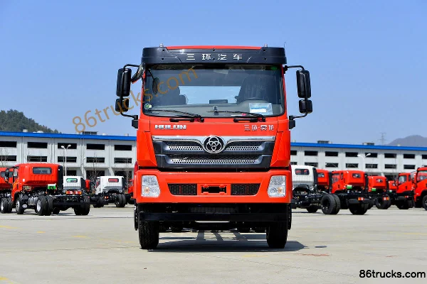 Sanhuan Shitong Haolong 300hp 6X4(10 wheels) truck-mounted crane transport truck (Shitong brand) Exterior (2) | 86Trucks