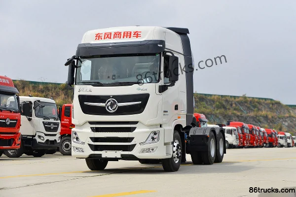 Dongfeng Commercial Vehicle Tianlong Flagship KX King Edition 580hp 6X4(10 wheels) LNG Tractor Truck (Hydraulic Retarder) Exterior (3) | 86T