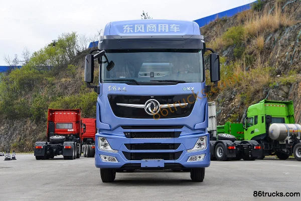 Dongfeng Commercial Vehicle Tianlong Flagship KX King Edition 580 hp 6X4(10 wheels) LNG Automatic Tractor Truck (Hydraulic Retarder) Exterio