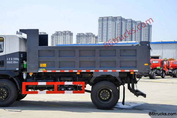 Sanhuan Shitong T3 Chuangke Engineering Edition 130hp 4X2(6 wheels) 4.2m Dump Truck Chassis Body (2) | 86Trucks